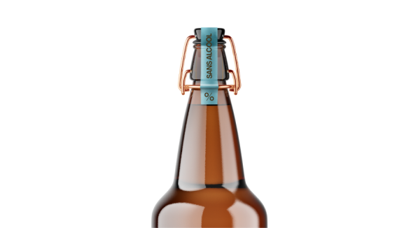 the top of a beer bottle