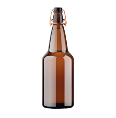 a beer bottle